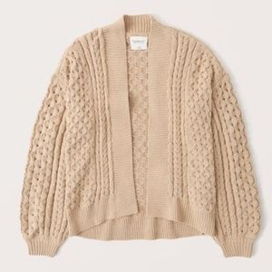 Abercrombie & Fitch Cable Cardigan